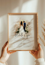 Load image into Gallery viewer, Days in the Sun - Wedding Vow Print
